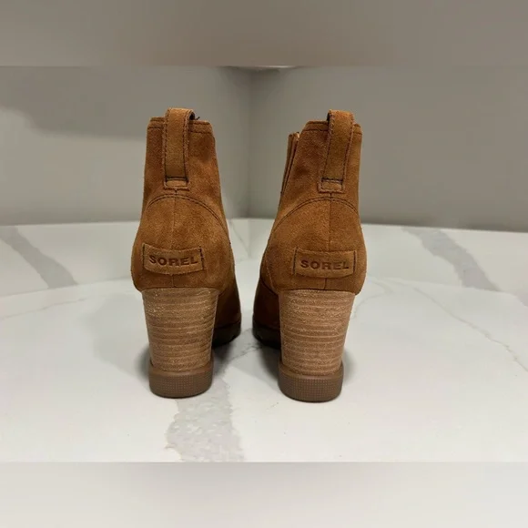 Women’s Sorel Joan Uptown Chelsea Boot Size 9 Brown - Picture 4 of 14